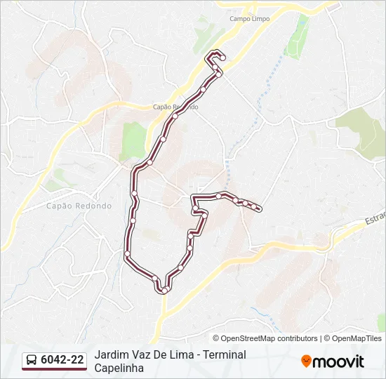 6042-22 Bus Line Map