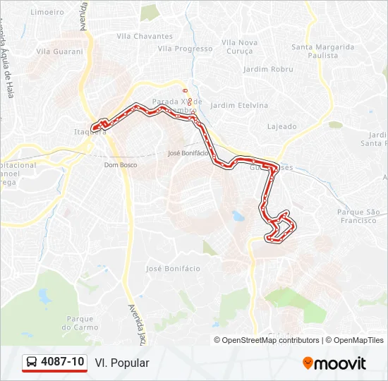 4087-10 Bus Line Map