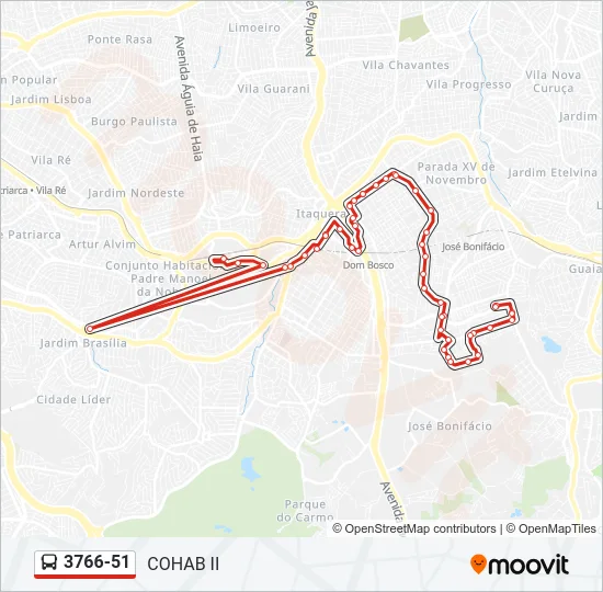 3766-51 Bus Line Map