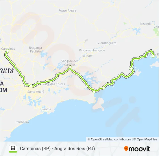 FLIXBUS BRN0102 Bus Line Map
