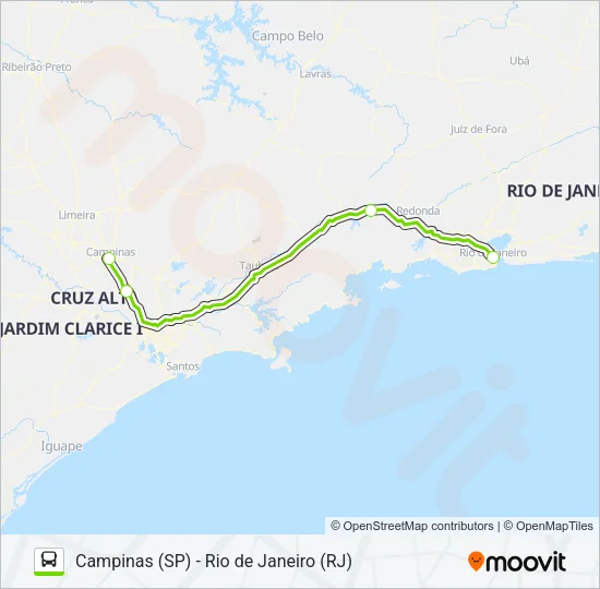 FLIXBUS BRN0103 Bus Line Map