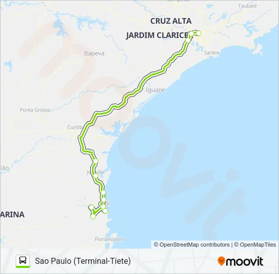 FLIXBUS BRN0209 Bus Line Map
