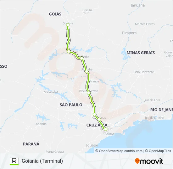FLIXBUS BRN0711 Bus Line Map