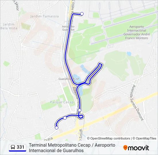 331 Bus Line Map