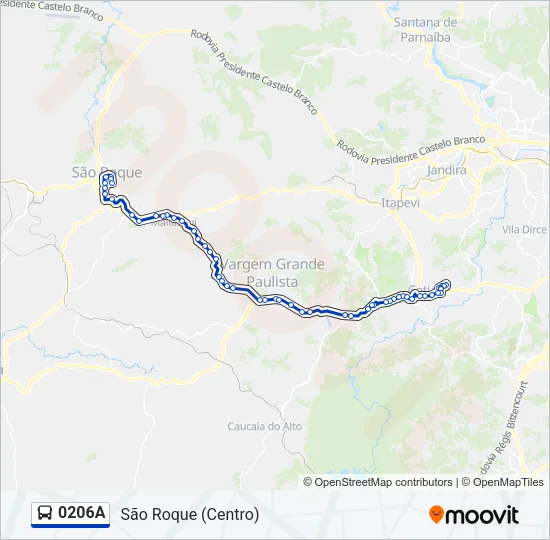 0206A Bus Line Map