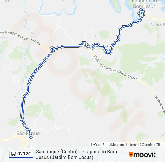 0212C Bus Line Map