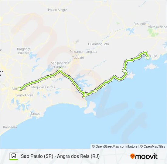 FLIXBUS BR0106 Bus Line Map