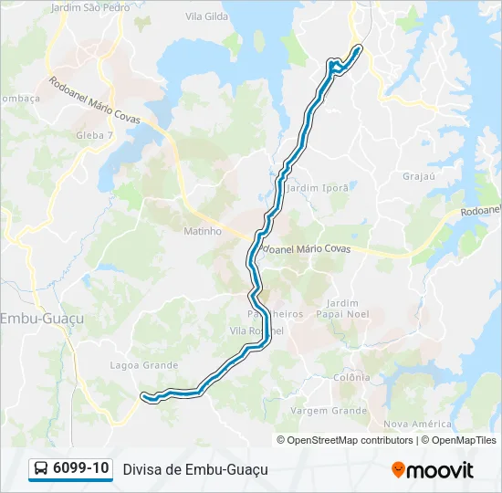 6099-10 Bus Line Map