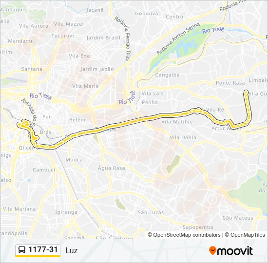 1177-31 Bus Line Map