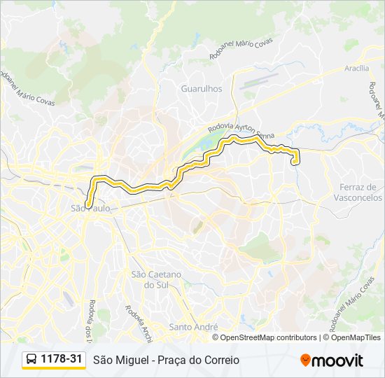 1178-31 bus Line Map