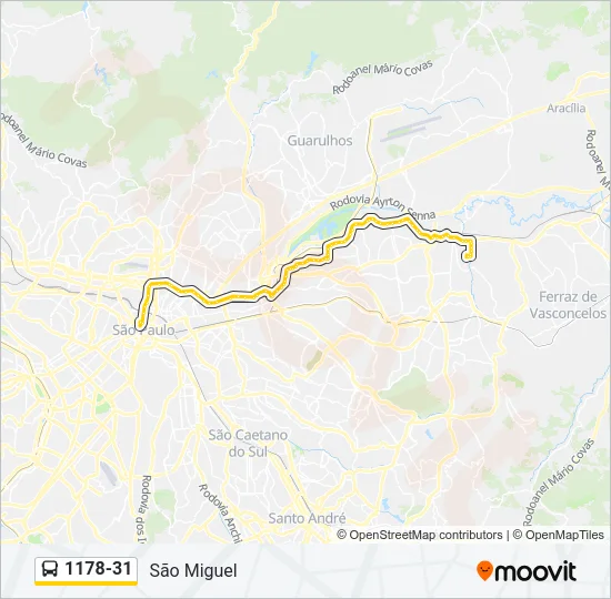 1178-31 Bus Line Map