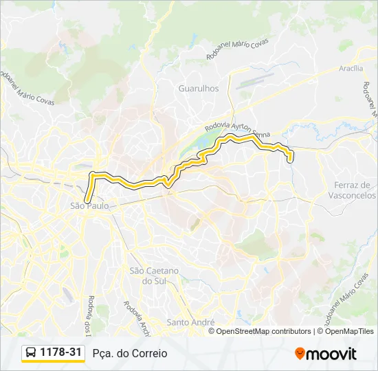 1178-31 Bus Line Map