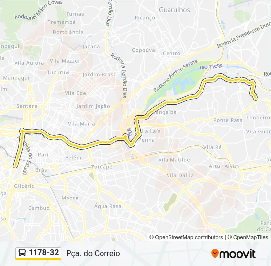 1178-32 Bus Line Map