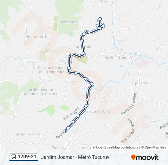 1709-21 Bus Line Map