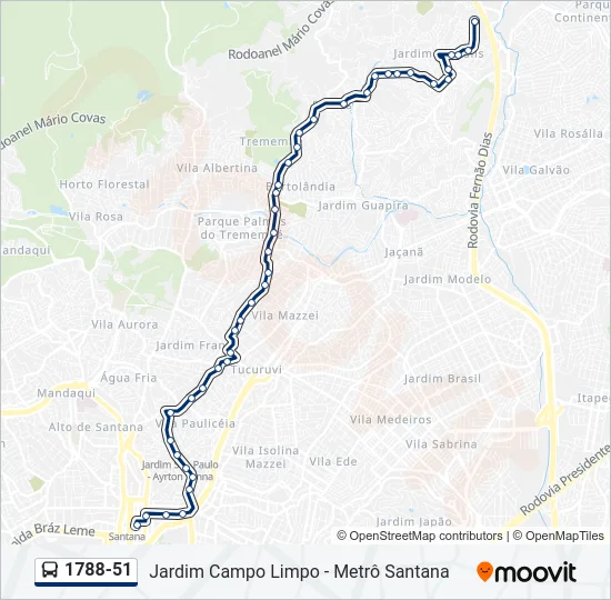 1788-51 Bus Line Map