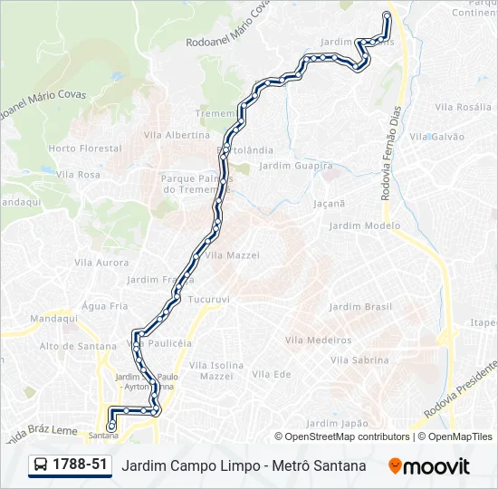 1788-51 Bus Line Map