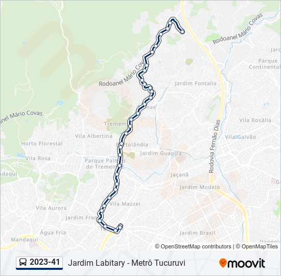 2023-41 bus Line Map