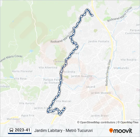 2023-41 Bus Line Map
