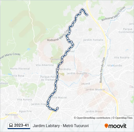 2023-41 Bus Line Map