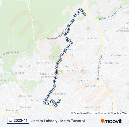 2023-41 bus Line Map