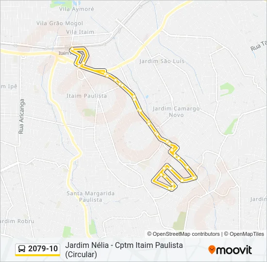 2079-10 Bus Line Map