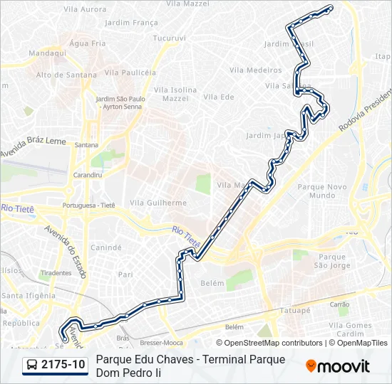 2175-10 Bus Line Map