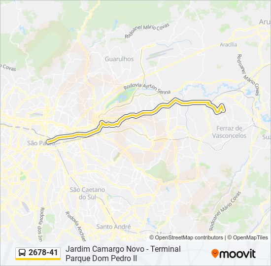 2678-41 bus Line Map