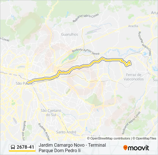 2678-41 Bus Line Map
