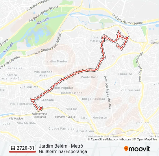 2720-31 Bus Line Map