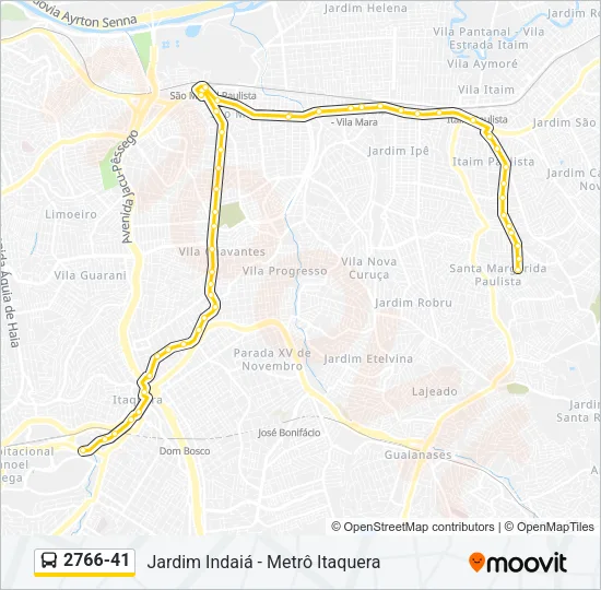 2766-41 Bus Line Map