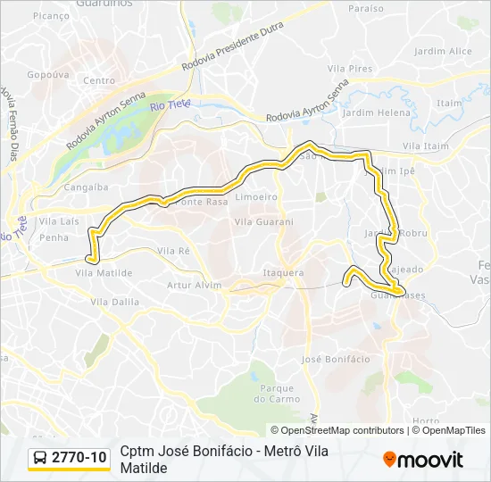 2770-10 Bus Line Map