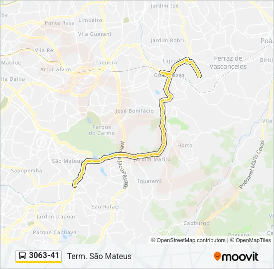 3063-41 Bus Line Map