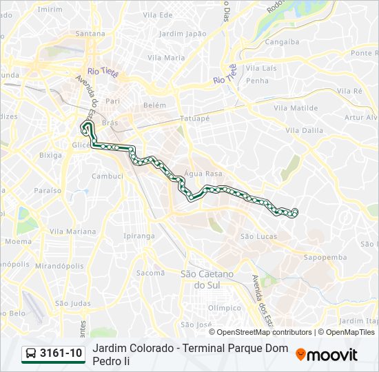 3161-10 bus Line Map