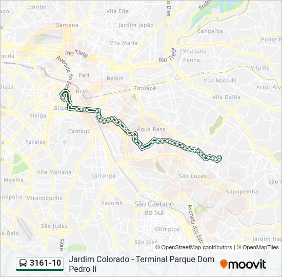 3161-10 Bus Line Map