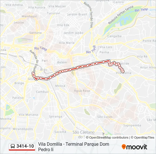 3414-10 Bus Line Map