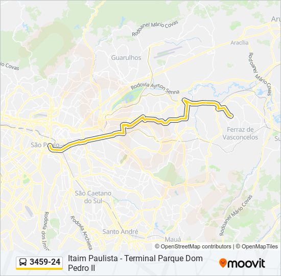 3459-24 bus Line Map