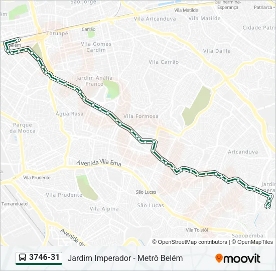3746-31 Bus Line Map