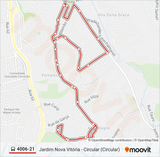 4006-21 Bus Line Map