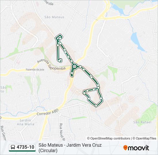 4735-10 bus Line Map