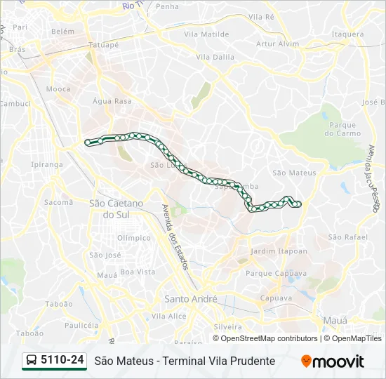 5110-24 Bus Line Map