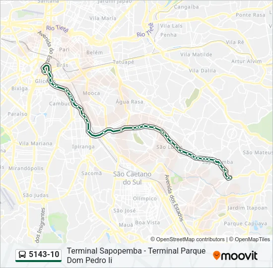 5143-10 Bus Line Map