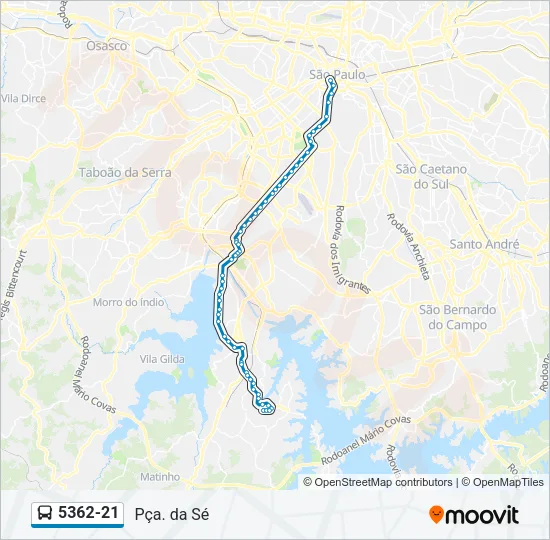 5362-21 Bus Line Map