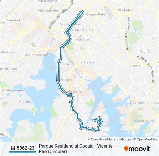 5362-23 Bus Line Map