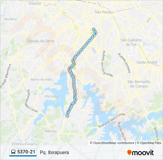 5370-21 Bus Line Map