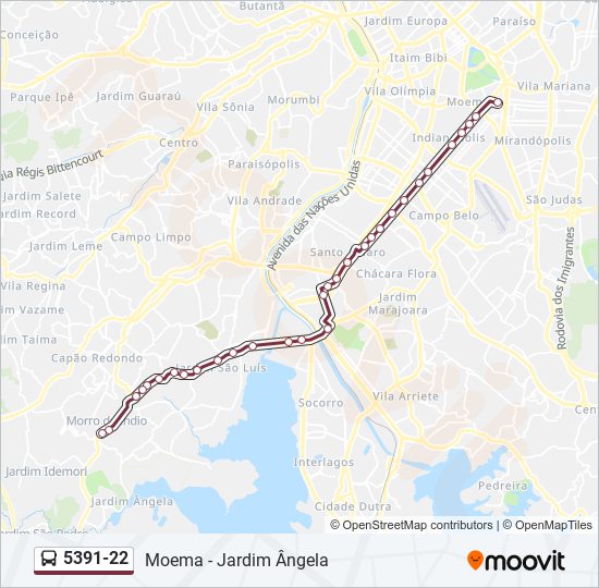 Como chegar até Ponto Fretado - Linha 22 - Jardim Angela X Alphaville em  Jardim Ângela de Ônibus, Trem ou Metrô?