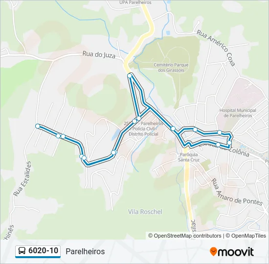 6020-10 Bus Line Map