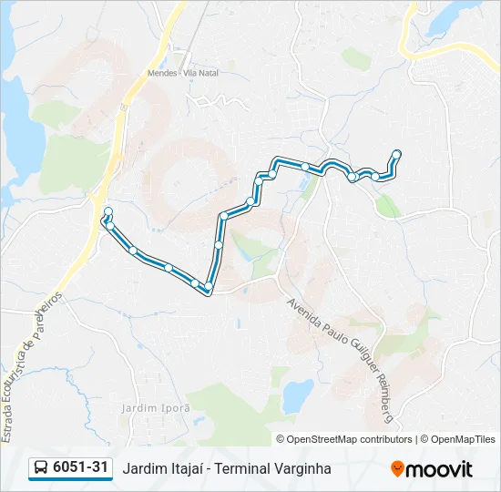 6051-31 Bus Line Map