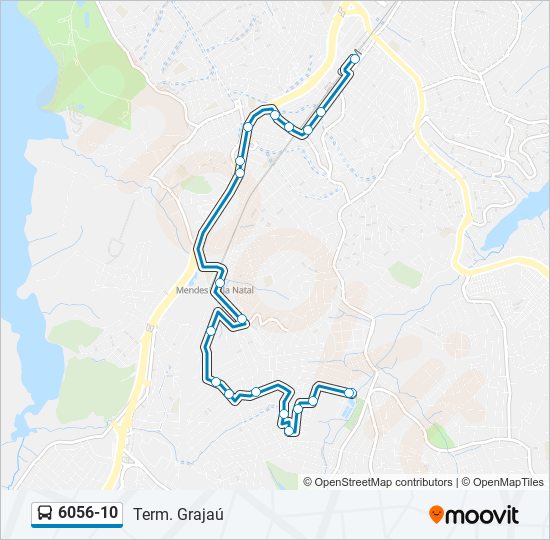 6056-10 bus Line Map