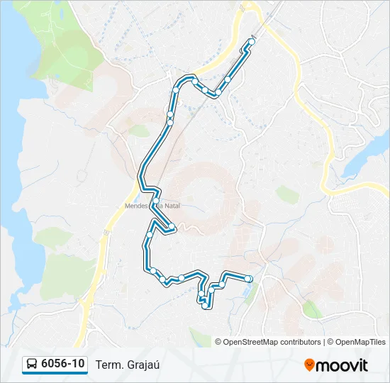 6056-10 Bus Line Map