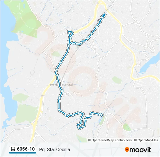 6056-10 Bus Line Map